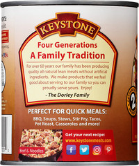 Keystone Meats All Natural Canned Beef, 28 Ounce