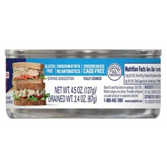 Swanson White Chunk Canned Chicken 4.5 oz – Ready-to-Eat & Healthy