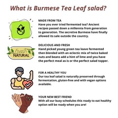 YELLOW CHEEK BURMESE TEA LEAF SALAD KIT – LAPHET THOKE- Hot and Spicy – Salad –