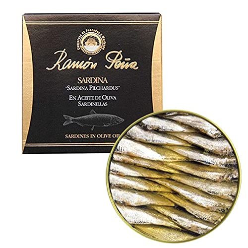 Canned Sardines in Olive Oil | 25/30 Sardines Per Tin | 1 x 130g Can