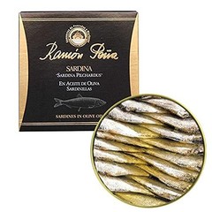 Canned Sardines in Olive Oil | 25/30 Sardines Per Tin | 1 x 130g Can