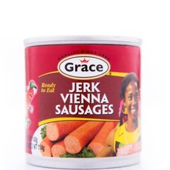 6 Jerk Jamaican Grace Chicken Vienna Sausage 6 x 140 g