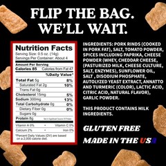 Pepperoni Pizza Pork Rinds (Chicharrones) (4 Pack) Keto Snacks
