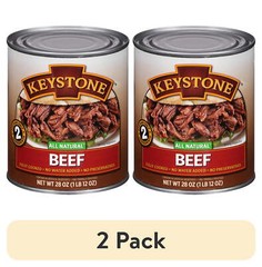 New (2 pack) Keystone All Natural Beef, 28 oz Can