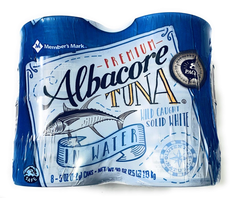 Member’s Mark Solid White Albacore Tuna, 5 Ounce (Pack of 8)