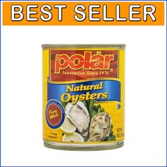 Natural Polar Canned Oysters, 8oz Pack of 12 – Sustainable Seafood Choice