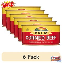 Canned Corned Beef W/ Juices 11.5 oz 6 Pack Versatile Protein Rich Meals New