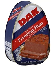 1 Pack-16oz DAK Premium Ham Fully Cooked water added Ready 2 eat Picnic Food