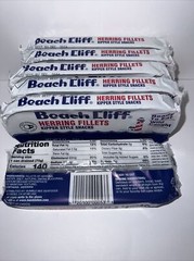 6 Wild Caught Herring Beach Cliff Kippered Snacks 3.53 Oz Can Sardines BB 5/2026