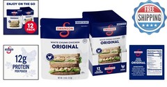 Swanson White Chunk Chicken – 2.6 Oz Pouches, Case of 12, 97% Fat-Free