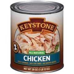 (8 Cans) Keystone Chicken **ALL NATURAL – NO PRESERVATIVES – FULLY COOKED** 28oz