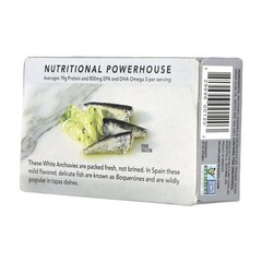 Wild Planet White Anchovies in Extra Virgin Olive Oil, 4.4 Ounce
