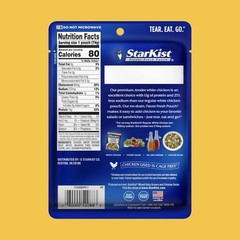 StarKist Less Sodium Premium White Chicken – 2.6 oz Ounce (Pack of 12)
