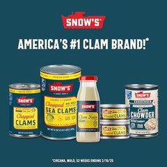 Chopped Clams Canned 51 Oz