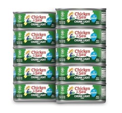Chicken of the Sea Wild Caught Chunk Light Tuna, 5 Ounce Cans, 10-Count – High