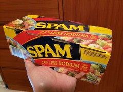 4 Pack SPAM Luncheon Meat 25% Less Sodium Low Salt 12 oz cans Expires 2026