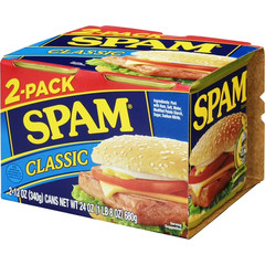 SPAM Classic Canned Meats, 12 oz Aluminum Can (2 Pack)