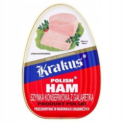 Krakus POLISH HAM Canned Ham with Jelly Tin 455g / 16.04oz