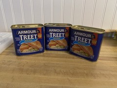 Three Cans Armour Star Treet Original Luncheon Loaf Baked Ham Taste | 12oz |
