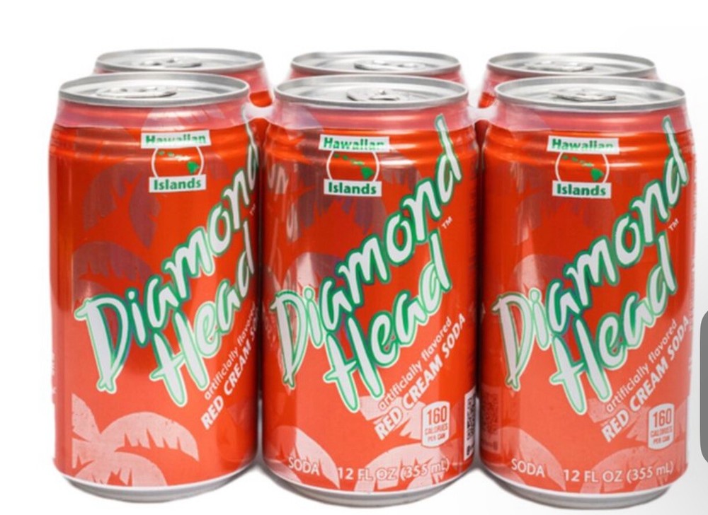 Diamond Head Hawaii Red Cream Soda 12 Oz (Pack Of 24 Cans)