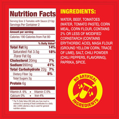 (4 pack) HORMEL Beef Tamales in Chili Sauce, Shelf-Stable, 15 oz Steel Can…