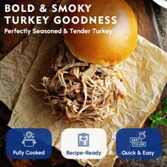 12 Cans Pack – Werling & Sons Fully Cooked Canned Turkey Meat 28 Oz Heat & Eat