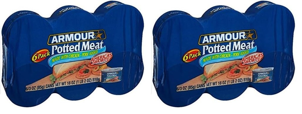 Armour Star Potted Meat, Ready to Eat Canned 10g 3 Ounce (Pack of 12)