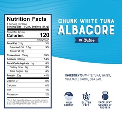 Bumble Bee Chunk White Albacore Tuna in Water 5 oz Can Pack of 4