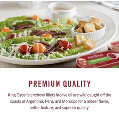 King Oscar Anchovy Flat 2.0 oz (Pack of 18)