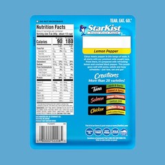 Tuna Creations, Lemon Pepper, 6.0 oz Pouch, Pack of 12