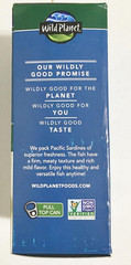 Wild Planet Wild Pacific Sardines in Extra Virgin Olive Oil 4.375 Ozs. Pack of 1