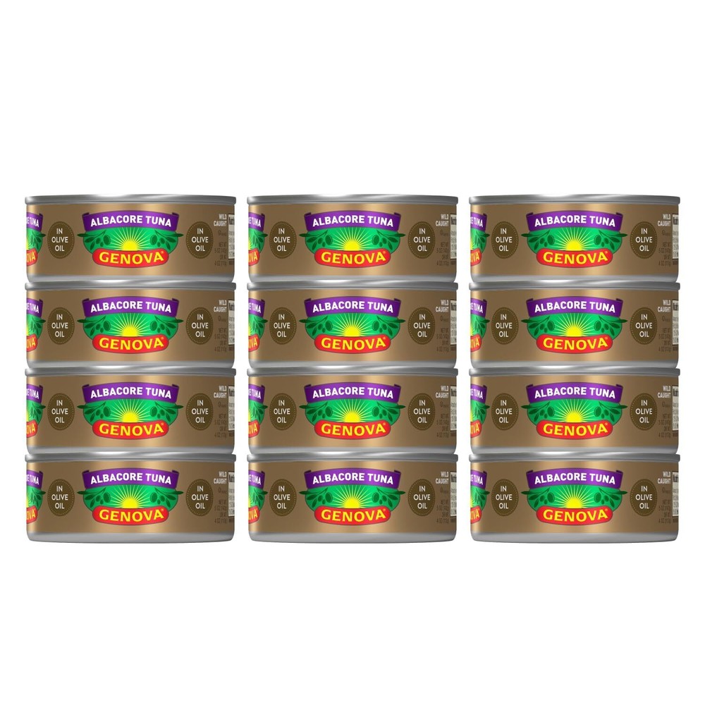 Genova Premium Albacore Tuna in Olive Oil with Sea Salt Wild Caught