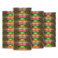 Premium Yellowfin Tuna in Olive Oil, 5 Ounce Cans (Pack of 24), Wild Caught Cann