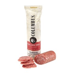 3 PACKS Columbus Salami Italian Dry Salame 8oz Each FRESH 8/24/2026