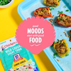 Chicken of the Sea Lightly Seasoned Lemon Garlic Wild Caught Light Tuna, 2.5 …
