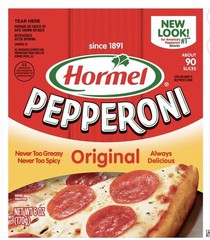 HORMEL Pepperoni, Gluten Free, Original, 6 oz Plastic Resealable Package