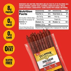 Tillamook Country Smoker Smoked Sausage, Zero Sugar, Original, 16 Ounce 36 Co…