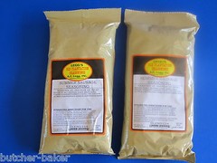 SUMMER SAUSAGE KIT Seasoning AND CASINGS for 50 lbs w/ long 2 lb sleeves