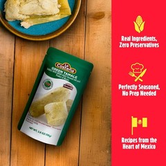 La Costeña Green Tamales – Made with Pork, Green Sauce & Masa Corn Meal -12 Pack