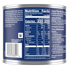 4 pack,Armour Star Classic Homestyle Beef Stew,13g Protein Per Serving,20 oz Can
