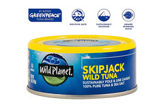 Wild Planet Skipjack Wild Tuna, Sea Salt, Keto and Paleo, 5 Ounce (Pack of 12)