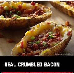 Hormel Black Label Fully Cooked 100% Real Chopped Bacon, Natural Smoked, 3.5 Oz