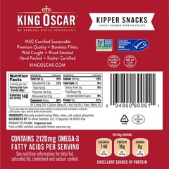 King Oscar Kipper Snacks, 3.54 Ounce Cans (Pack of 12)