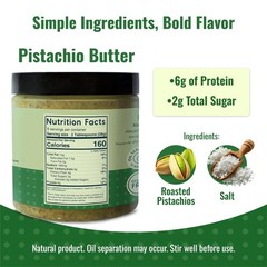 Fueled AF Pistachio Nut Butter Spread Vegan, Keto, and Paleo Friendly, 8 Ounc…