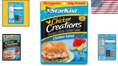 Savory Chicken Salad Pouch – Gluten-Free, 2.6 oz – Nourishing On-the-Go Snack