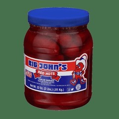 Pickled Sausages Fully Cooked Ready to Eat Protein Snack Resealable Jar 32oz New