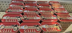  Titus Sardines in SOY BEAN Oil, 125g, Pack of 50