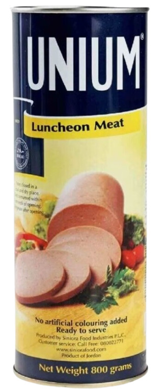 Unium Luncheon Chicken 800 Gram HALAL يونيوم لانشون دحاح حلال free shipping