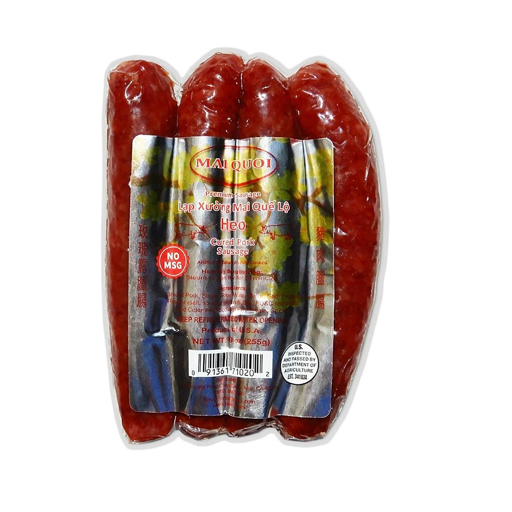 LAP XUONG HEO – PREMIUM PORK CURED SAUSAGE (No MSG) – Made In USA
