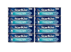 StarKist Chunk Light Tuna in Water, 5 oz (8 Pack) Canned Tuna Fish, Wild Caught,